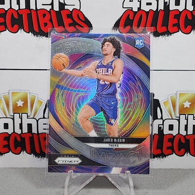 2024-25 Prizm Basketball JARED MCCAIN Instant Impact Silver Prizm