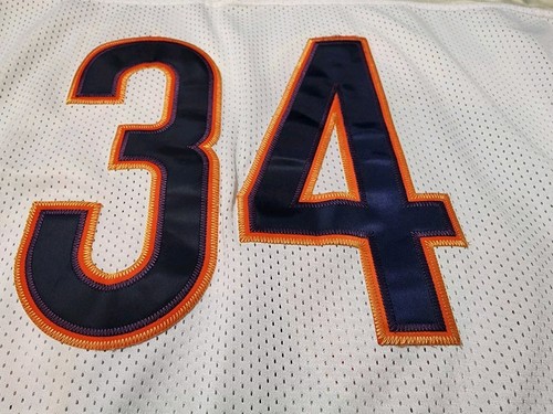 Walter Payton Career Stats Jersey Rare Mitchell Ness Throwback Made In USA Sz 60 - Picture 8 of 13