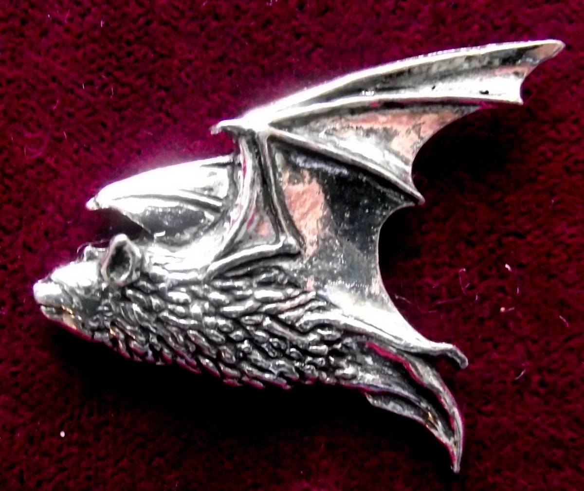 Witchcraft Pewter Gothic Pipestrelle Bat Brooch Pin eBay