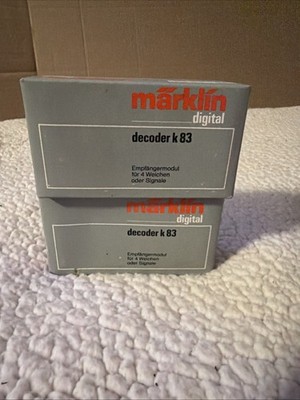 TWO Marklin 6083 Digital Decoder k83. New w/Original Box Lot Of 2