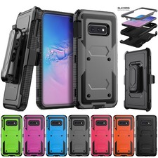 For Samsung Galaxy S10 S10 S10e Case Protective Shockproof Cover/ Rotating Clip