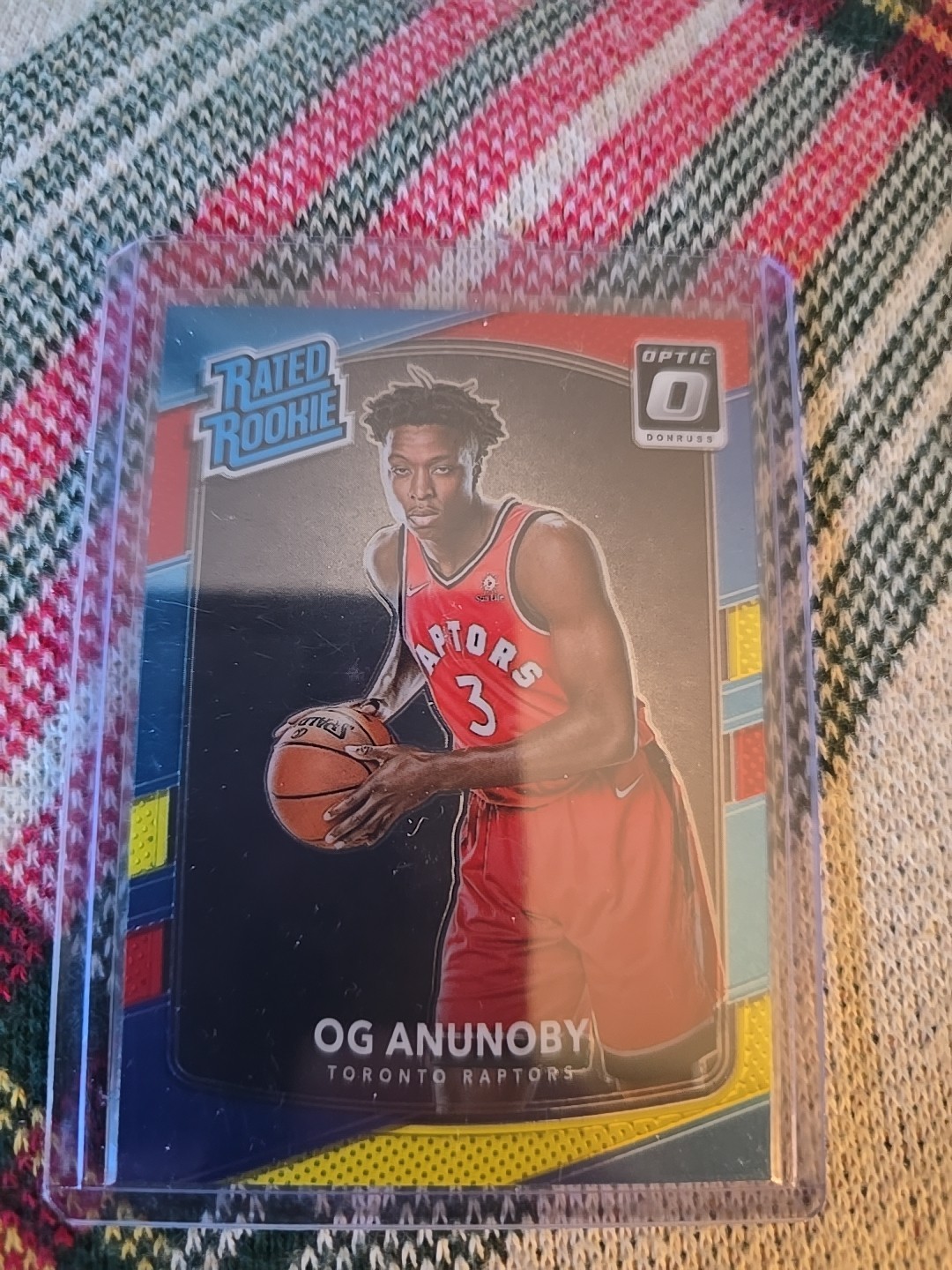 2017-18 Panini Donruss Optic - Rated Rookie OG Anunoby #178 Red & Yellow (RC)