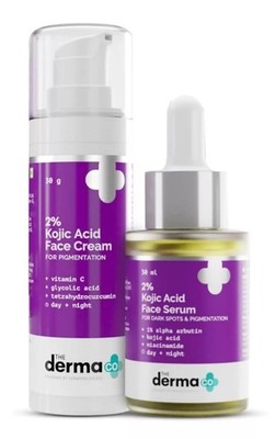 Kojisäure Gesichtsserum 30ml und Creme 30ml Derma Co