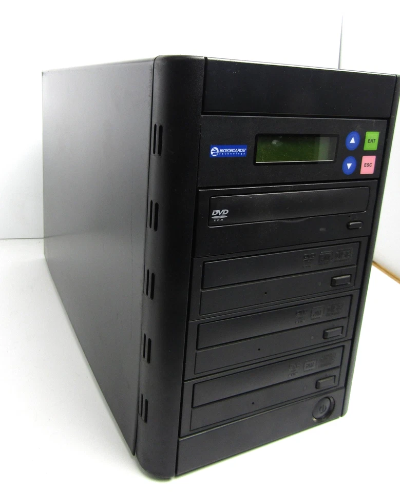 Microboards QD-DVD-123 - 3 Bay CD/DVD Duplicator - Used, with Power Cable Only - Image 2 of 4