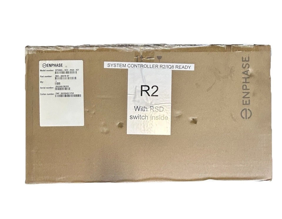 Enphase Energy EP200G-SC2-RSD-KIT 885-01378 IQ System Controller R2/IQ8 ...