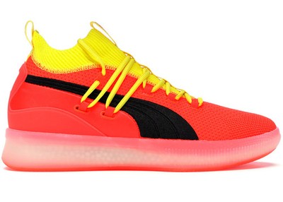 Size 10.5M/12W - Puma Clyde Court Disrupt Red Blast 191715-02 