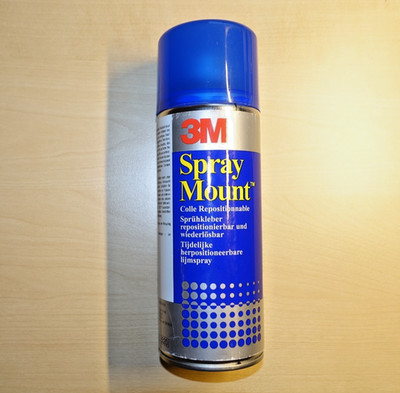 3M Scotch Sprühkleber Spray-Mount 400 ml lösbar 2-12 Std. dann permanent klebend