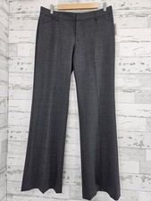 Gap Womens 4 Perfect Trouser Mid Rise Wide Legs Charcoal Grey