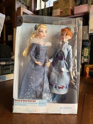Disney Store FROZEN Anna und Elsa Puppenset Neu im Karton