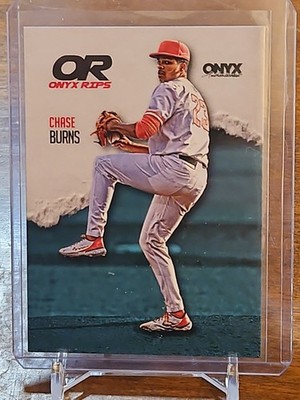 2025 Onyx Rips #/25 Teal Chase Burns Paper SSP