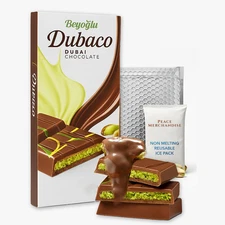 Beyoglu 200g Dubaco Pistachio Kataifi Milk Chocolate Bar – Luxury Dubai Choco...