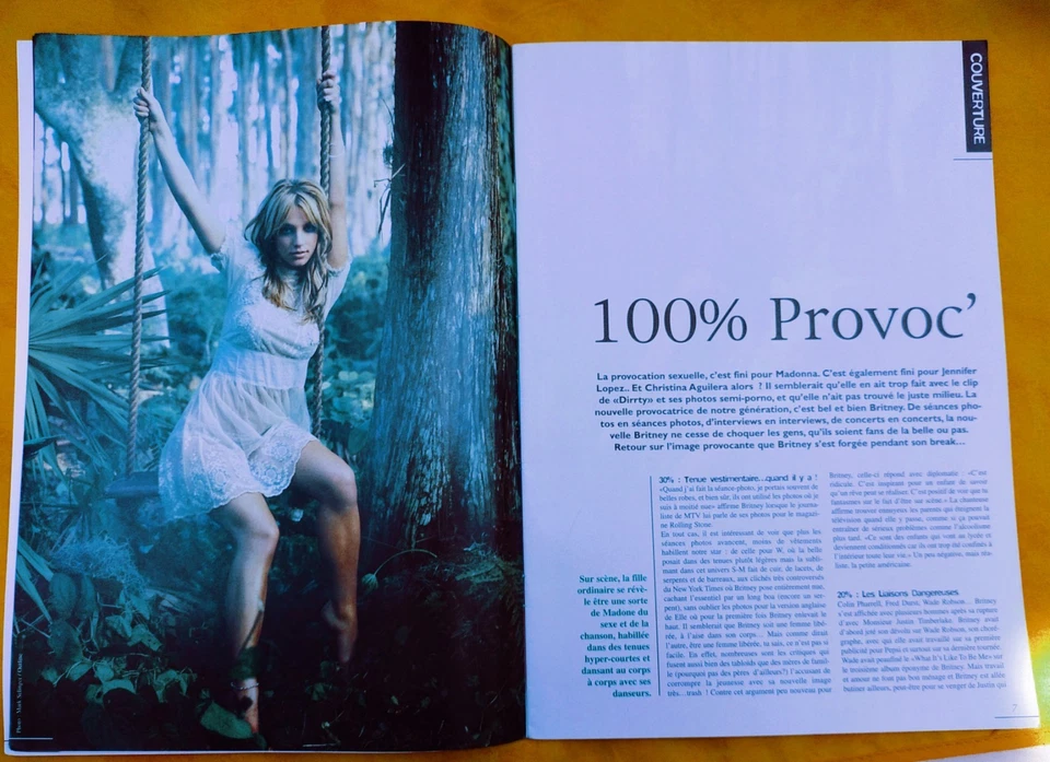 MAGAZINE OOPS MAG 100% BRITNEY SPEARS 13 2003 CP + SILHOUETTE MAIS SANS POSTERS - Photo 3/4