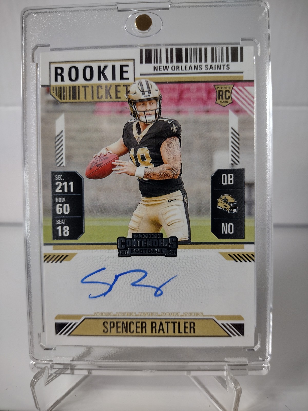 2024 Panini Contenders - Rookie Ticket RPS Variation Spencer Rattler #116 Hobby
