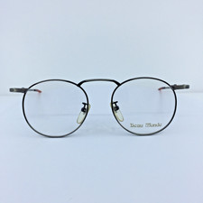 New Vintage Beau Monde Bridgewater Eyeglasses C. AS Antique Silver 50-18mm Japan