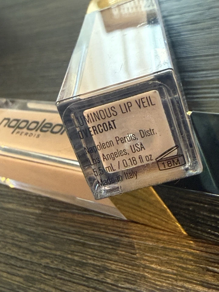 Velo labial luminoso Napoleón Perdis 2 piezas nuevo con caja raro Foto 4 de 4