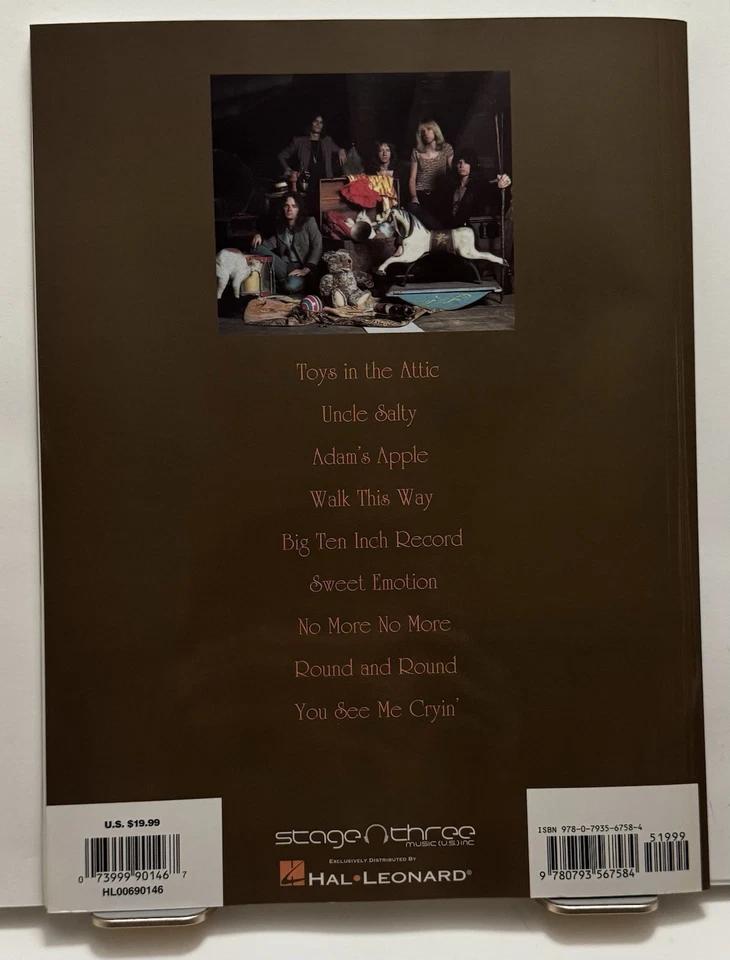 Aerosmith, Toys In The Attic, Guitar Recorded Versions, Songbook - Image 4 of 4