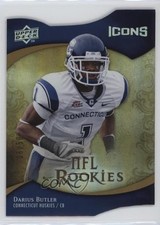 2009 Upper Deck Icons NFL Rookies Die-Cut 6/50 Darius Butler #170 0q3