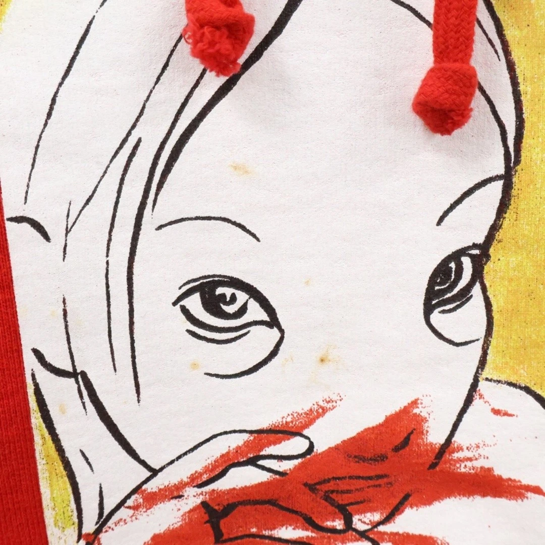 Felpa con cappuccio SUPREME 19AW Nase Bleed stampa pullover felpa rossa usata 6c58e85