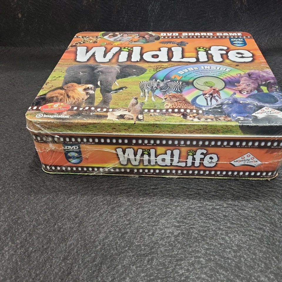 Imagination WildLife DVD Board Game In Tin 2-4 Players Ages 8+ Identity Games  - Image 3 of 4