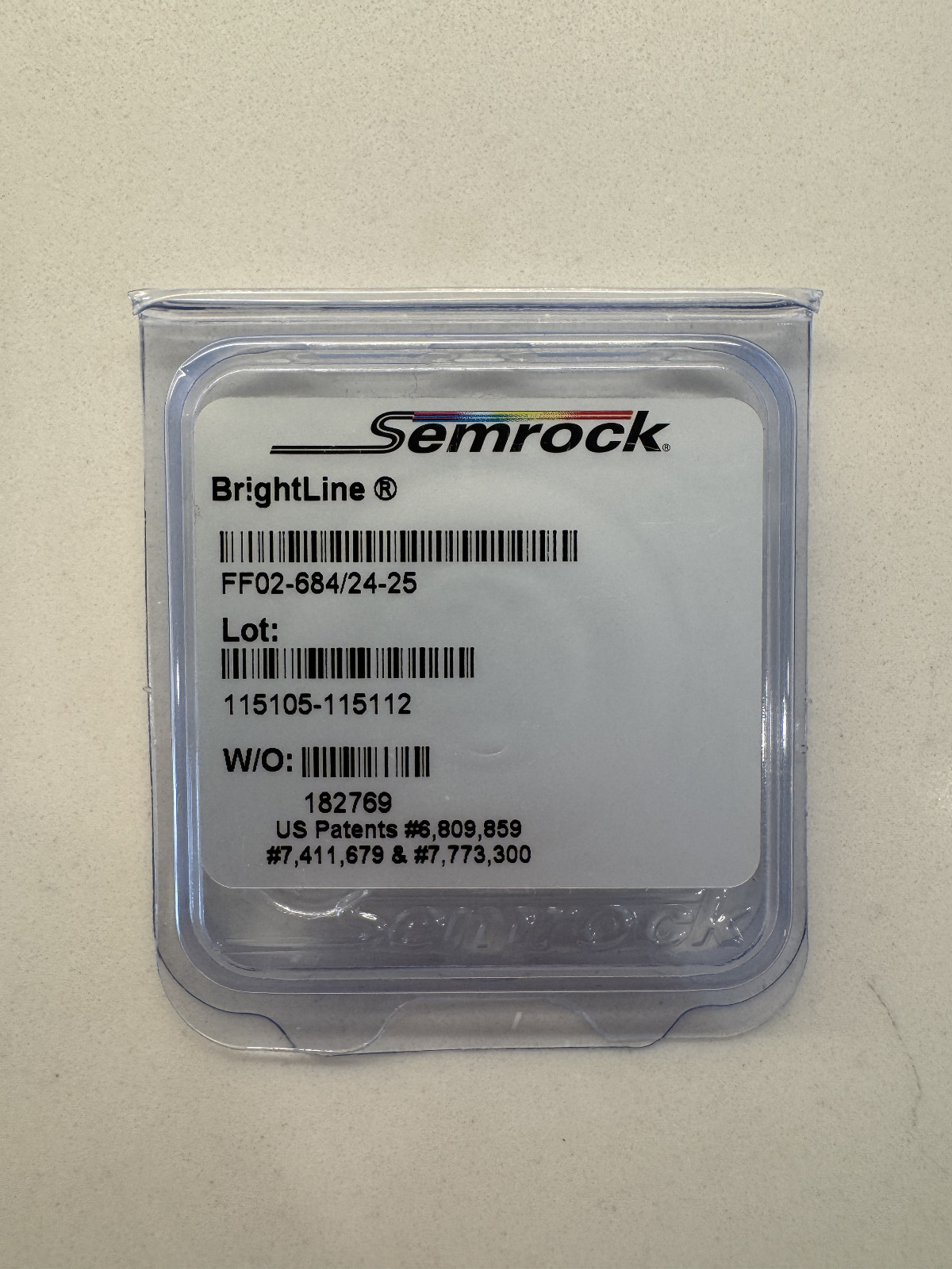 Semrock BrightLine FF02-684/24-25