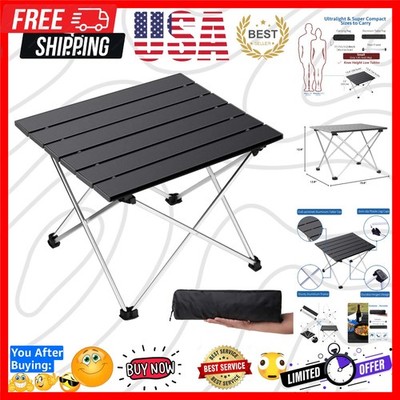 Compact Folding Beach Table with Waterproof Finish - Ideal for Picnics & BBQs