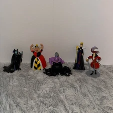New Open Box Disney Villians Figurines Playset Cake Toppers Set of 5