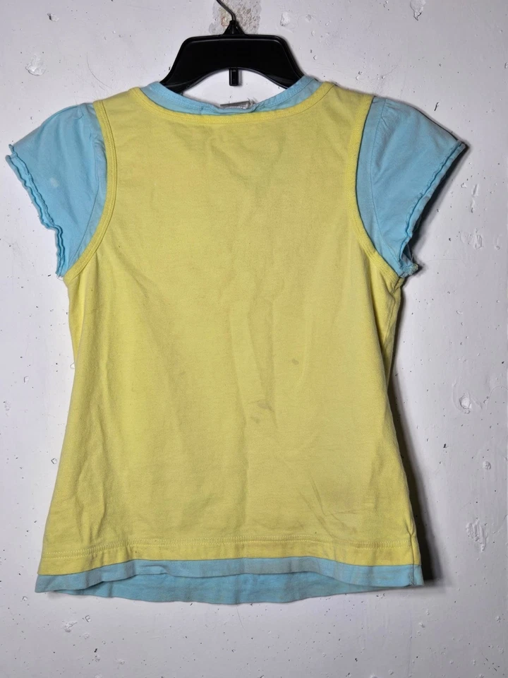 Bobby Jack девочек графический печать коротким рукавом рубашка размер большой обезьяна Y2K 2000-х - Изображение 2 из 4