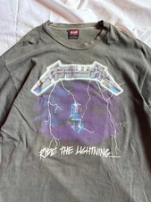 Vintage 1989 Metallica Ride The Lightning T-Shirt