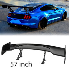 Glossy Black 57 Rear Spoiler Wing Truck Style For Ford Mustang E