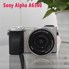 Sony Alpha A6300 24.2MP Mirrorless Digital Camera w/16-50mm Zoom Lens 95% NEW