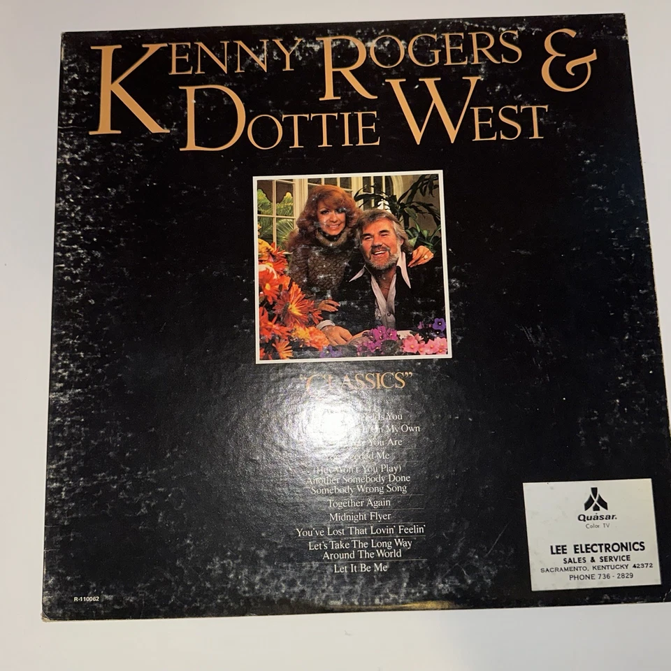 Lot Kenny Rogers & Dottie West Classics LP Vinyl love or something like it  - Imagem 4 de 4