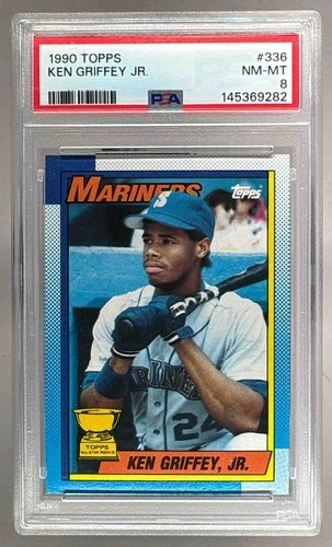 145369282 Ken Griffey, Jr 1990 Topps #336 PSA 8