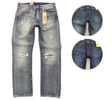 Levi's Men's Cotton 513 Slim Fit Straight Leg Stretch Faded Denim Jean Pants