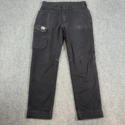 Helly Hansen Pants Womens 30x30 (Fits 30x28) Black Workwear Cargo Work Utility
