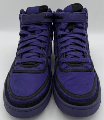 Nike Vandal High Court Mens Purple Satin Sneakers Shoes Size 11.5
