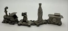 Vintage Mini Coca-Cola 4 Piece Train Set - Engine, Bottle, Polar Bear & Caboose