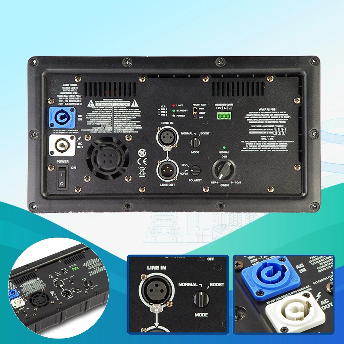 Scheda Amplificatore Digitale da 100 W Scheda Amplificatore di Potenza Digitale PCB con Modulo Amplificatore Subwoofer con Uscita Bassi per Altoparlante Fai-da-te