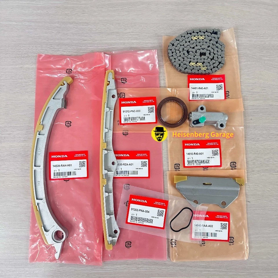 Kit de cadena de distribución OEM 7 piezas para Honda Accord 2009-2014 Acura TSX 2008-2012 STOCK EE. UU. Foto 2 de 4