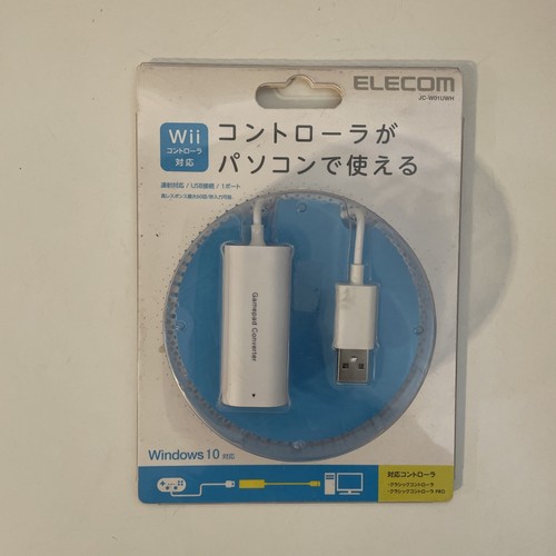 Elecom JC-W01UWH Gamepad Konverter USB Adapter Anschluss Wii Classic Controller