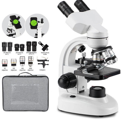 OMA 40X - 5000X New Microscope Binocular Telescope Laboratory Equipment Optics