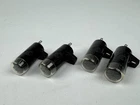 4x Vintage Show Sign Installation Instrument Component Measurement Radio Technology