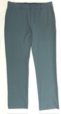 Greg Norman Men s Performance Pant Size 32 x 30 Microfiber Stretch Fabric, Green