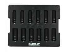 12 Pc 38 Metric Drive Deep Impact Socket Set Dewalt Mac Tools Foam 8-19 Set