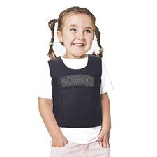 Weighted Vest for Kids Ages 2-4, Small Fully Adjustable Sensory Compressio...