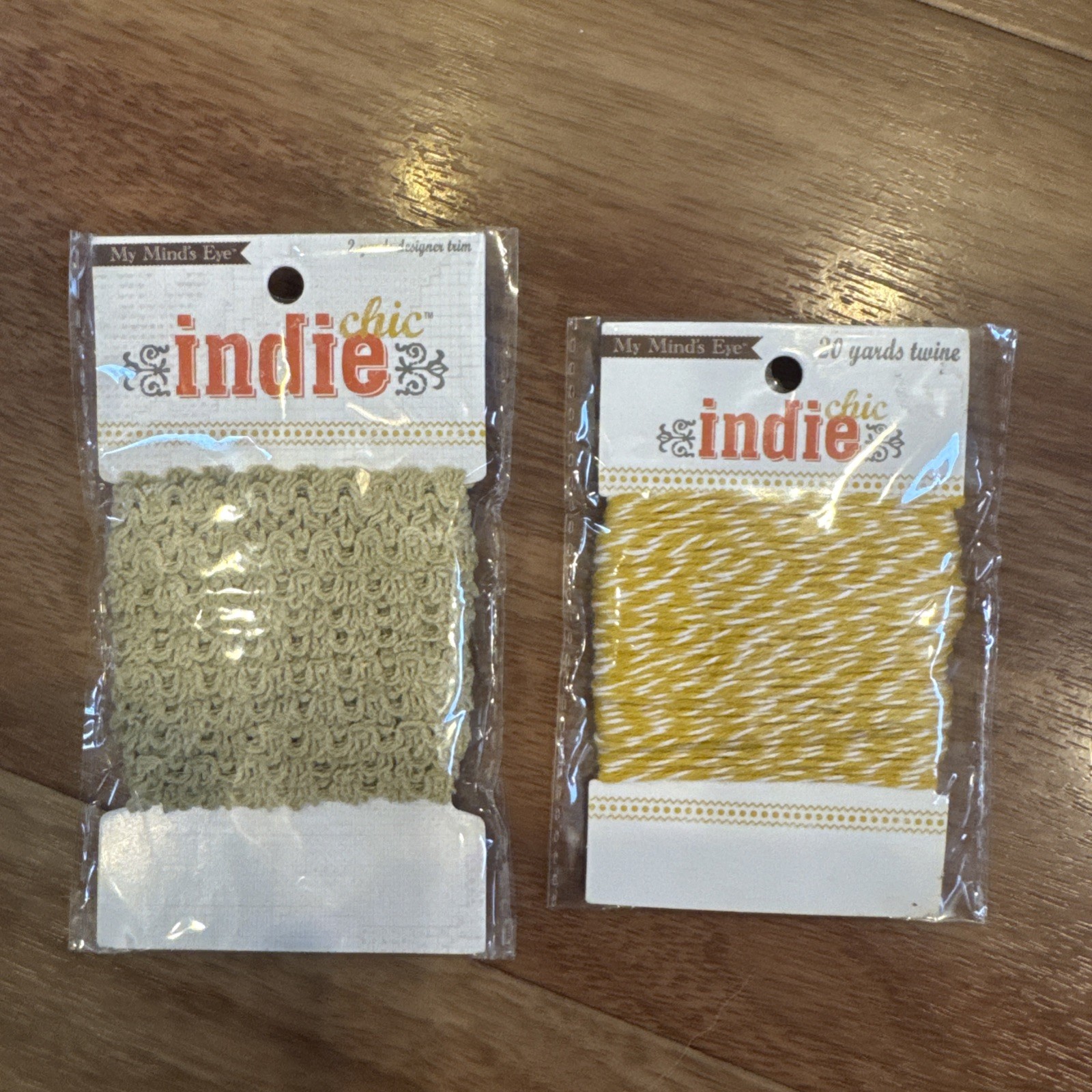 My Mind's Eye, 'INDIE CHIC', Scrapbook/Junk Journal Collection Kit, Set of 54!