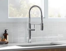 Kohler Crue K-22973-CP Pre-Rinse Pull Down Kitchen Faucet Polished Chrome 725