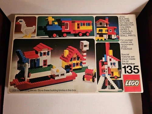 Rare Complete Vintage 1974 Lego  Universal Building Set  #135