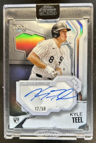 2026 Topps Chrome Black Kyle Teel Ivory Autographs (RAW)