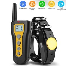 Dog Training Collar, Rechargeable  Waterproof,Blind Operation Anti-stuck Button