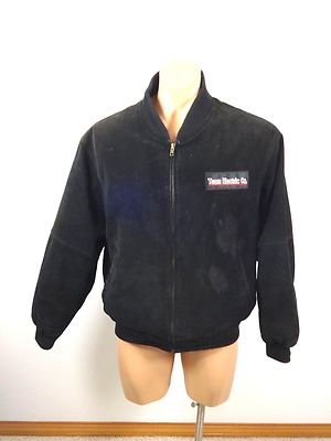 Port Authority Team Elektrischer Co Herren Leder Bomber Biker Coat Jacke Größe M